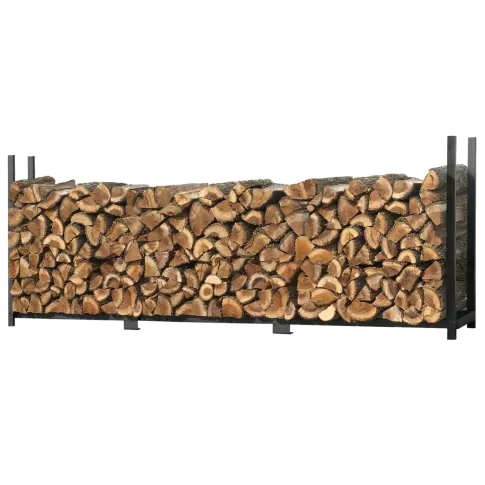 Ultra Duty Firewood Rack 12 ft — 白底产品图