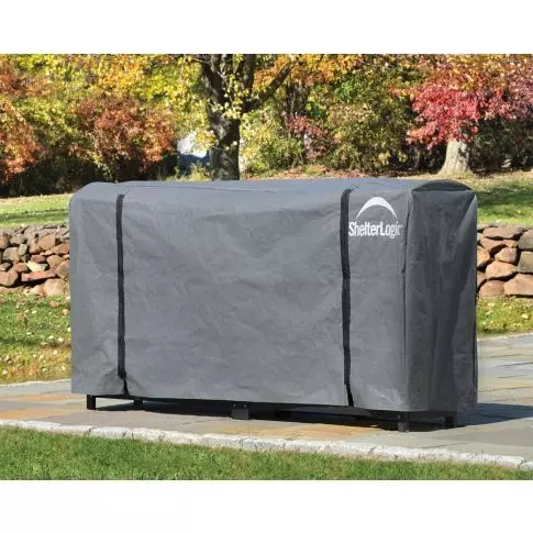 ShelterLogic Firewood Rack Full Length Cover 8 ft