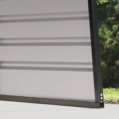 Arrow Steel Carport With 3 Wall Kits, 20X24X07