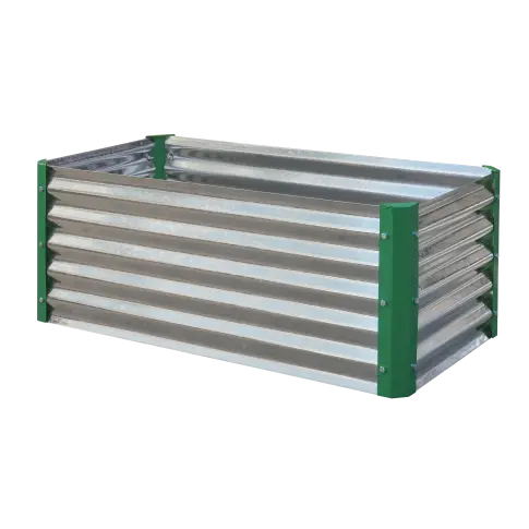 Miracle-Gro® 2 X 4 X 2 Ft Galvanized Green Raised Garden Bed