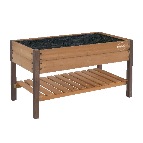Jardinière surélevée en bois Miracle-Gro® 2 x 4 pi avec étagère