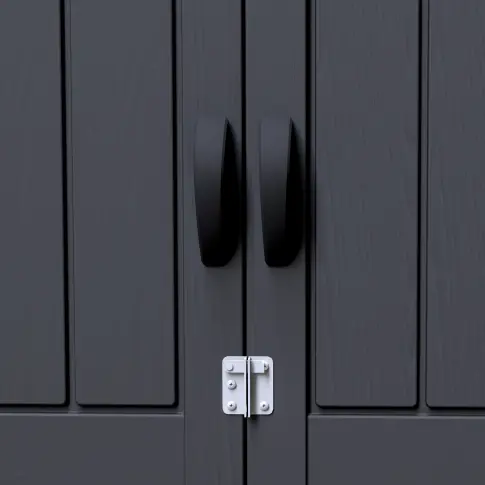 Cabanon vertical en résine Arrow série 4x2 frêne foncé