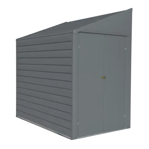 Arrow Yardsaver® 4 X 7 Ft Steel Storage Shed Charcoal