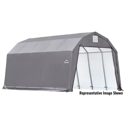 ShelterLogic ShelterCoat 12 x 28 x 9 ft. Garage Barn Gray STD
