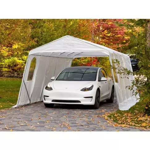 Gazebo Penguin Car Shelter 11 ft. X 20 ft. Clear