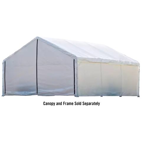 Canopy Enclosure Kit for the SuperMax 18 x 20 ft. White - Frame and Cano… — vue alternative du produit