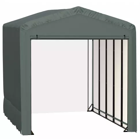 ShelterLogic Garage résistant au vent et à la neige ShelterTube, 14 x 23 x 16, vert