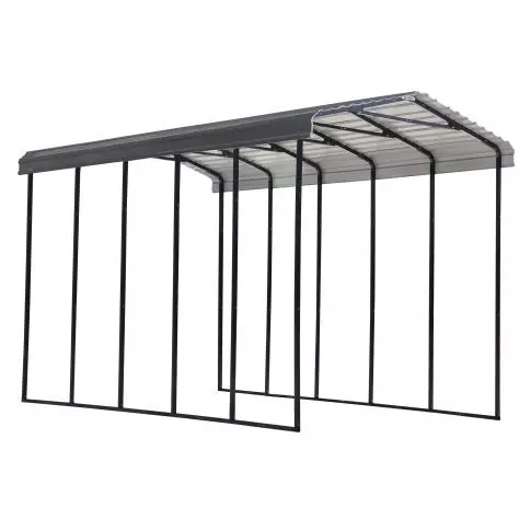 Abri d’auto Arrow, 14x24x14, charbon