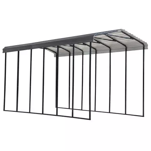 Abri d’auto Arrow, 14x29x14, charbon