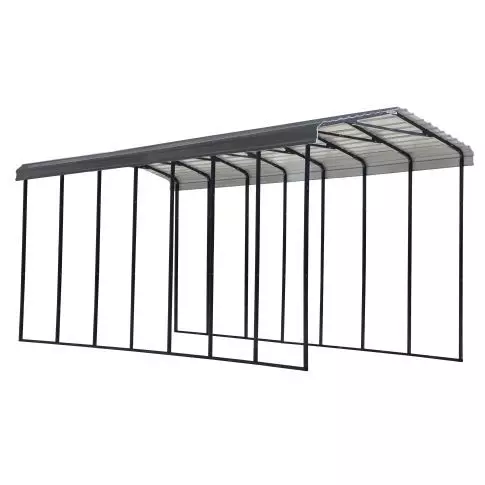 Abri d’auto Arrow, 14x33x14, charbon