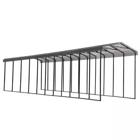 Abri d’auto Arrow, 14x51x14, charbon