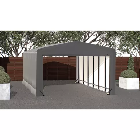 ShelterLogic ShelterTube Wind and Snow-Load Rated Garage, 12x27x8 Gray