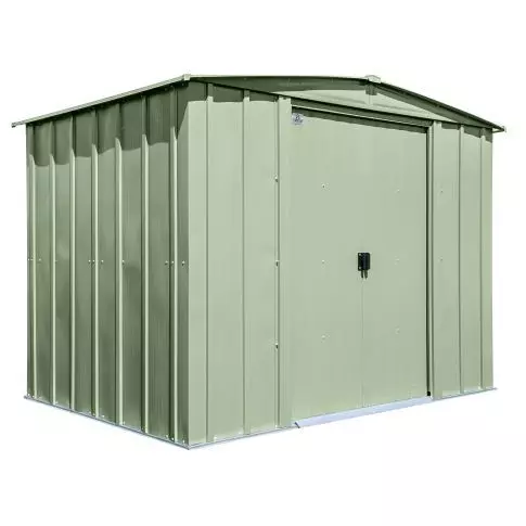 Arrow Classic Steel Storage Shed, 8x6, Vert sauge