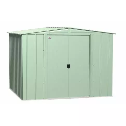 Arrow Classic Steel Storage Shed, 8x8, Vert sauge