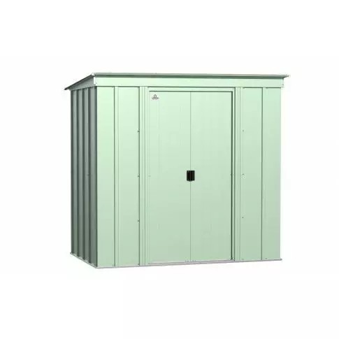 Arrow Classic Steel Storage Shed, 6x4, Sage Green