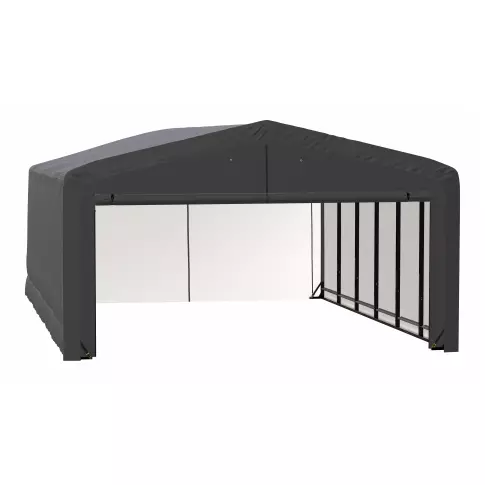 ShelterTube Wind and Snow-Load Rated Garage, 20x27x12 Gray — 产品备用图