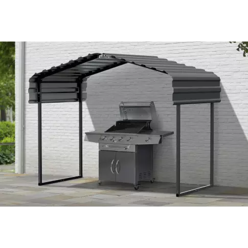 Arrow Metal Canopy 10 x 6 x 7 ft. Charcoal