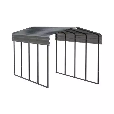 Arrow Carport, 10 ft. x 20 ft. x 9 ft. Charcoal
