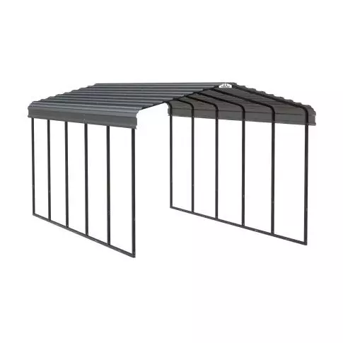 Arrow Carport, 12 ft. x 24 ft. x 9 ft. Charcoal