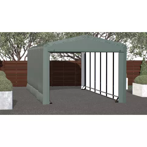 ShelterTube Wind and Snow-Load Rated Garage, 12x27x10 Green — additional product view 3