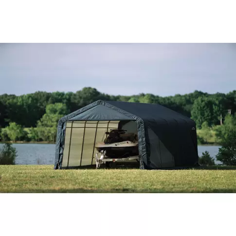 ShelterLogic ShelterCoat 12 x 20 x 8 ft. Garage Peak Green
