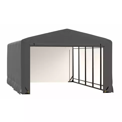 ShelterLogic ShelterTube Wind and Snow-Load Rated Garage, 12x27x8 Gray