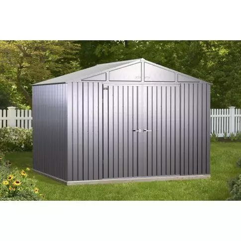 Abri de rangement Arrow Elite en acier, 10 x 8, Galvalume