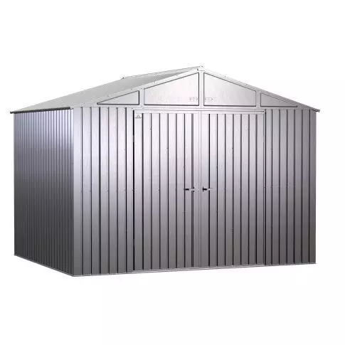 Abri de rangement Arrow Elite en acier, 10 x 8, Galvalume
