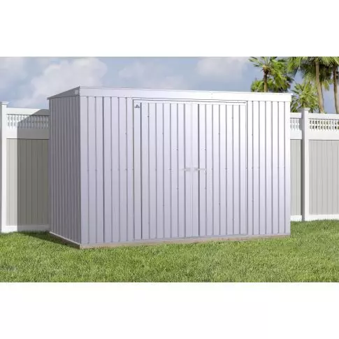 Abri de rangement Arrow Elite en acier, 10 x 4, Galvalume