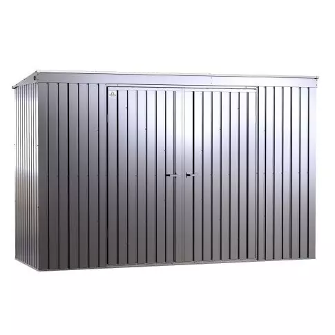 Abri de rangement Arrow Elite en acier, 10 x 4, Galvalume