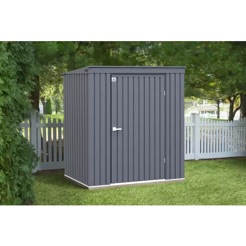 Abri de rangement Arrow Elite en acier, 6 x 4, anthracite