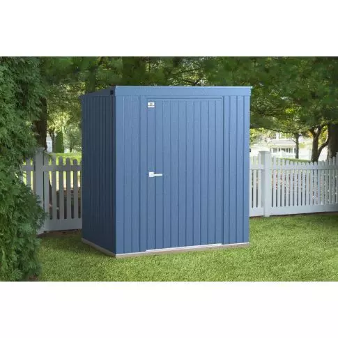 Abri de rangement Arrow Elite en acier, 6 x 4, bleu gris