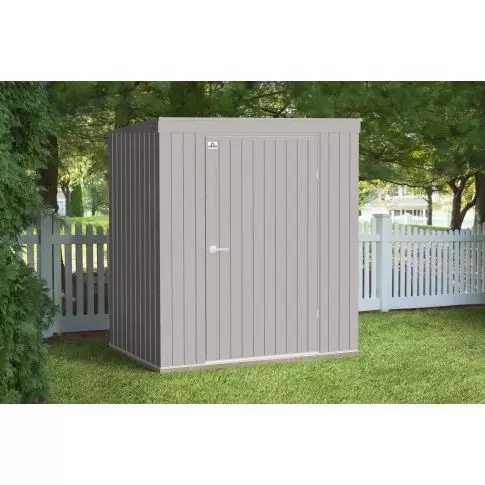 Abri de rangement Arrow Elite en acier, 6 x 4, gris froid