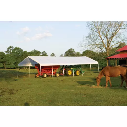 ShelterLogic Abri SuperMax 18 x 40 pi blanc