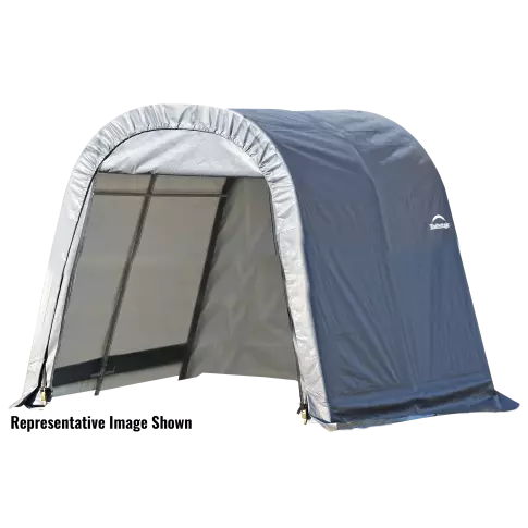 ShelterLogic Garage rond ShelterCoat 10 x 8 pi, gris standard