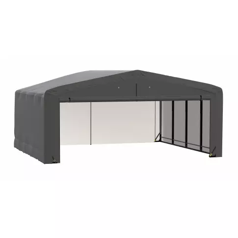 ShelterLogic ShelterTube Wind and Snow-Load Rated Garage, 20x18x10 Gray