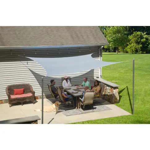 12 ft square Gray Shade Sail — 产品附加图 3