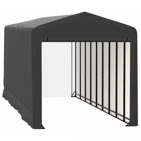 ShelterLogic ShelterTube Wind and Snow-Load Rated Garage, 14x40x16 Gray