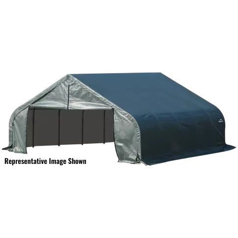 ShelterCoat 22 x 20 x 11 ft. Garage Peak Green STD — alternate product view