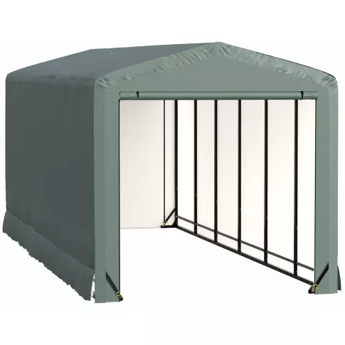 ShelterTube Wind and Snow-Load Rated Garage, 10x27x10 Green — 产品备用图