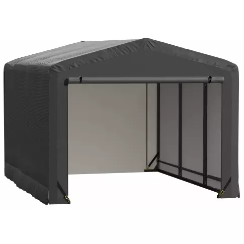 ShelterLogic ShelterTube Wind and Snow-Load Rated Garage, 10x14x8 Gray