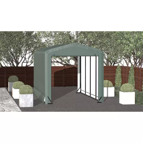 ShelterTube Wind and Snow-Load Rated Garage, 10x18x10 Green — additional product view 3
