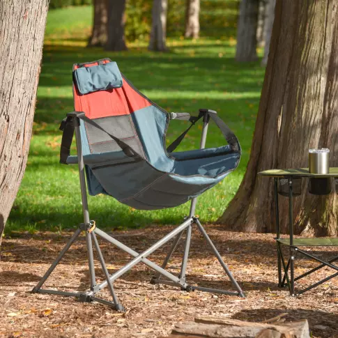 Camp & Go Swinging hammock chair Navy Oxblood
