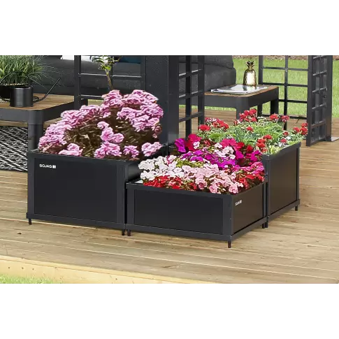 Sojag 3件套铝制框架花箱