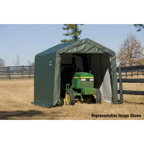 ShelterLogic ShelterCoat 10 x 8 ft. Garage Peak Green STD