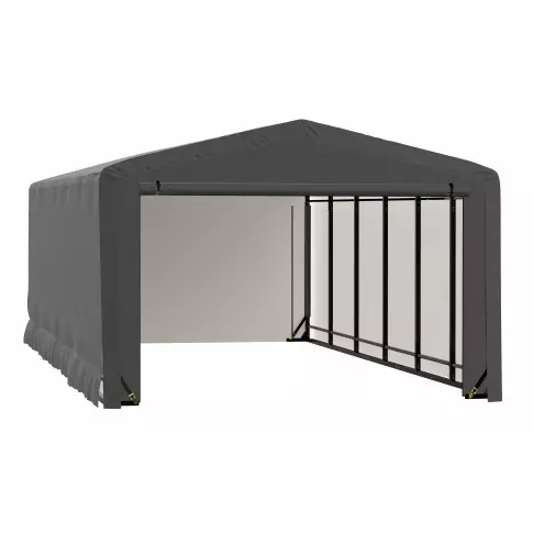 ShelterTube Wind and Snow-Load Rated Garage, 12x23x8 Gray — 产品备用图