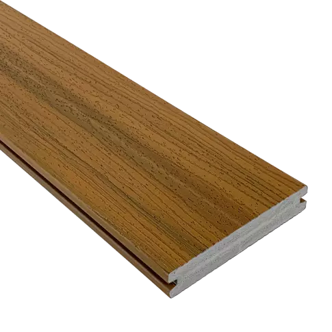 IPATIO PRIME 12ft Teak Foamed PVC Deck Board Grooved — 产品备用图