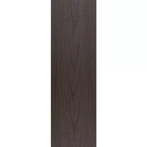 IPATIO PRIME 12ft Chocolate Foamed PVC Deck Board Grooved — main product image