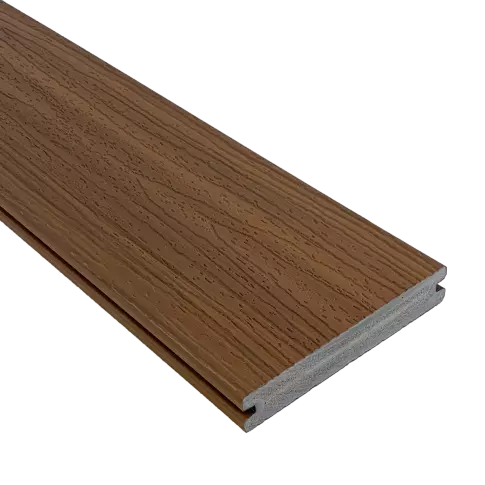 IPATIO PRIME 12ft Mahogany Foamed PVC Deck Board Grooved — alternate product view