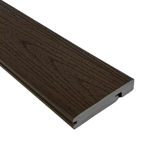IPATIO PRIME 12ft Chocolate Foamed PVC Stair Nosing Board — image principale du produit